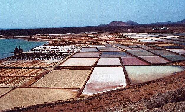 Die Salinen bei Playa Blanca