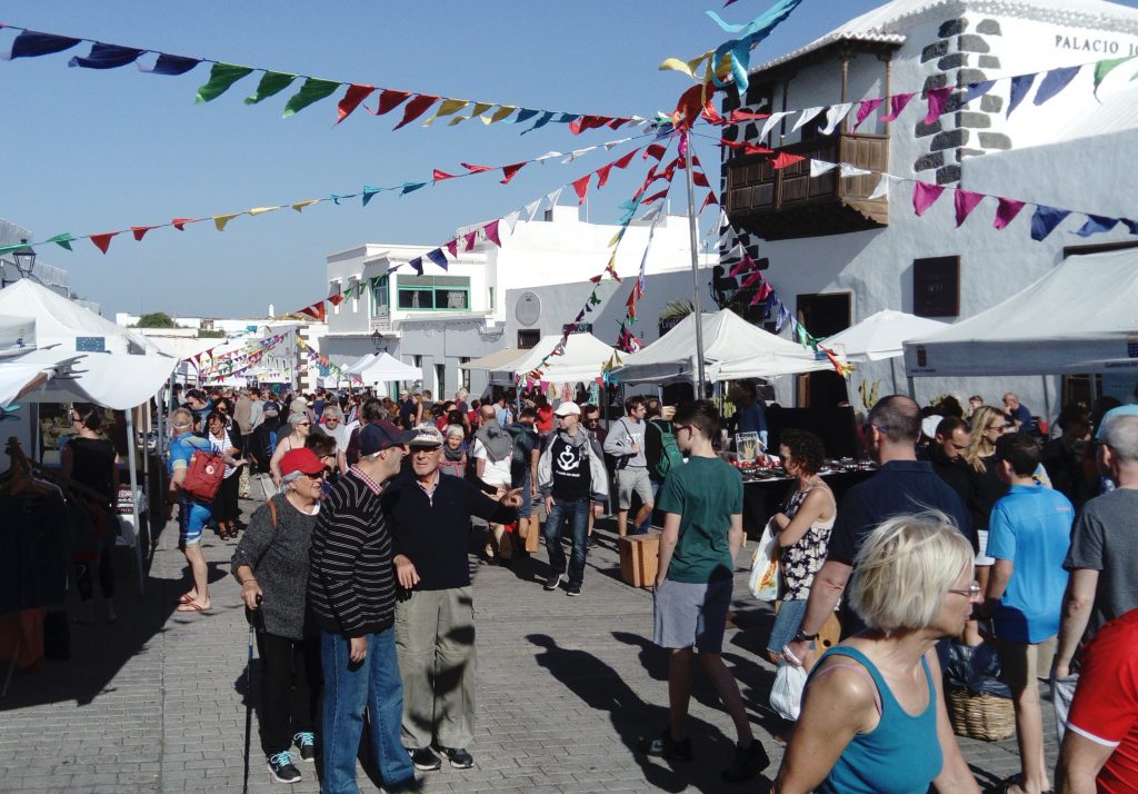 Teguise das historische Zentrum von Lanzarote: Teguise Markt